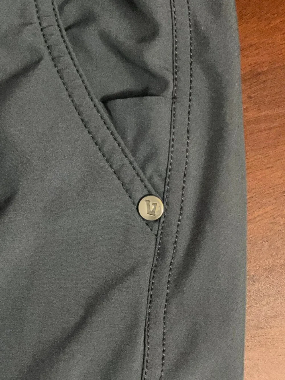 Vuori Kore Gray Shorts with Drawstring